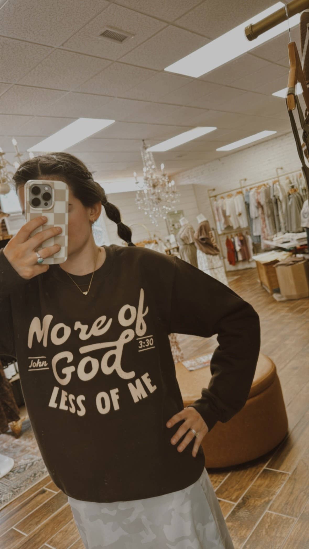 More Of God Crew Neck Sweatshirt | Trending