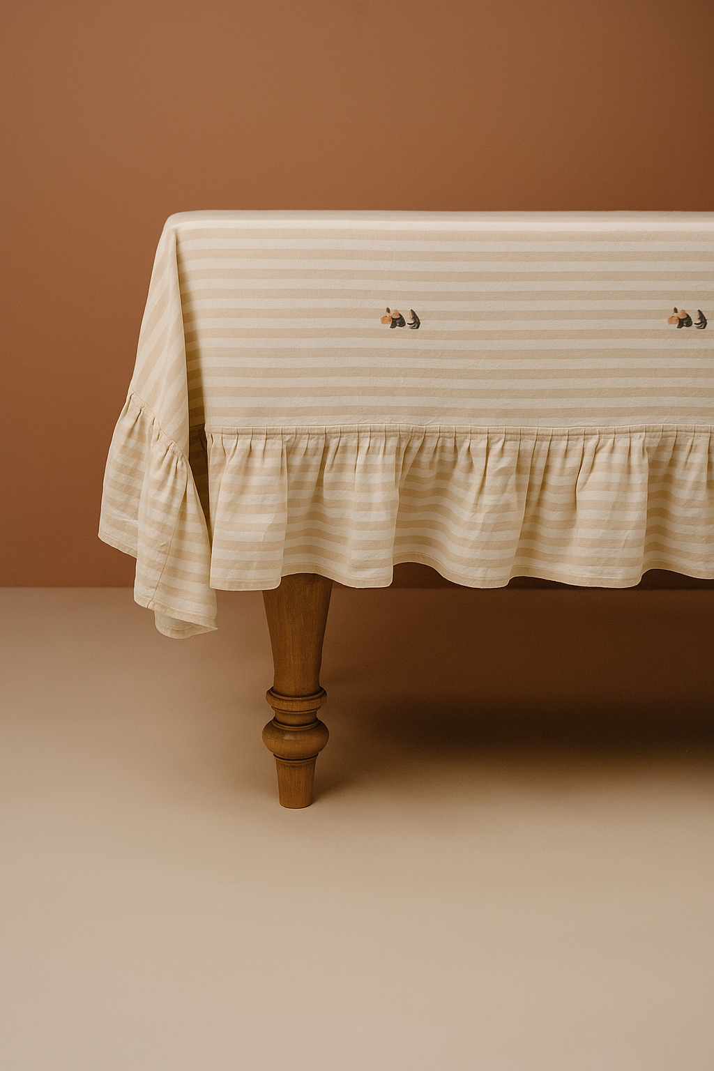 Frances Ruffled Tablecloth