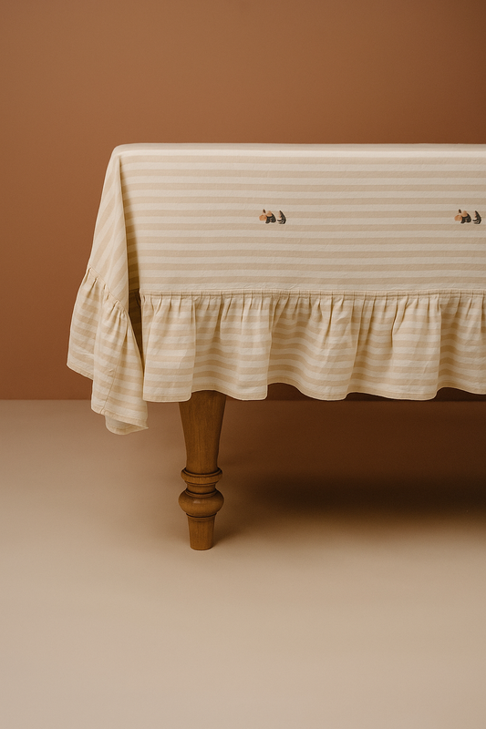 Frances Ruffled Tablecloth