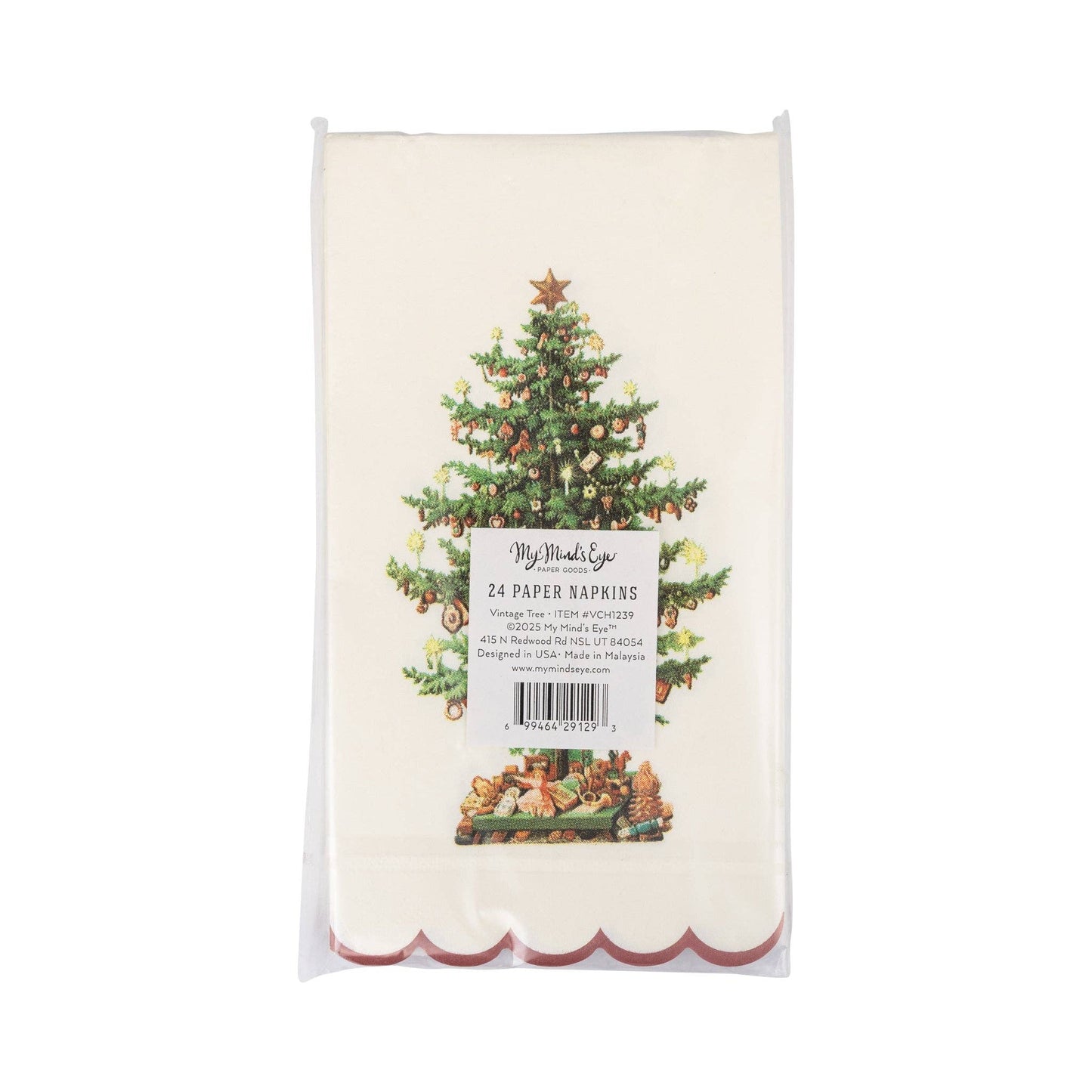 Tree Dinner Paper Napkin - set of 4