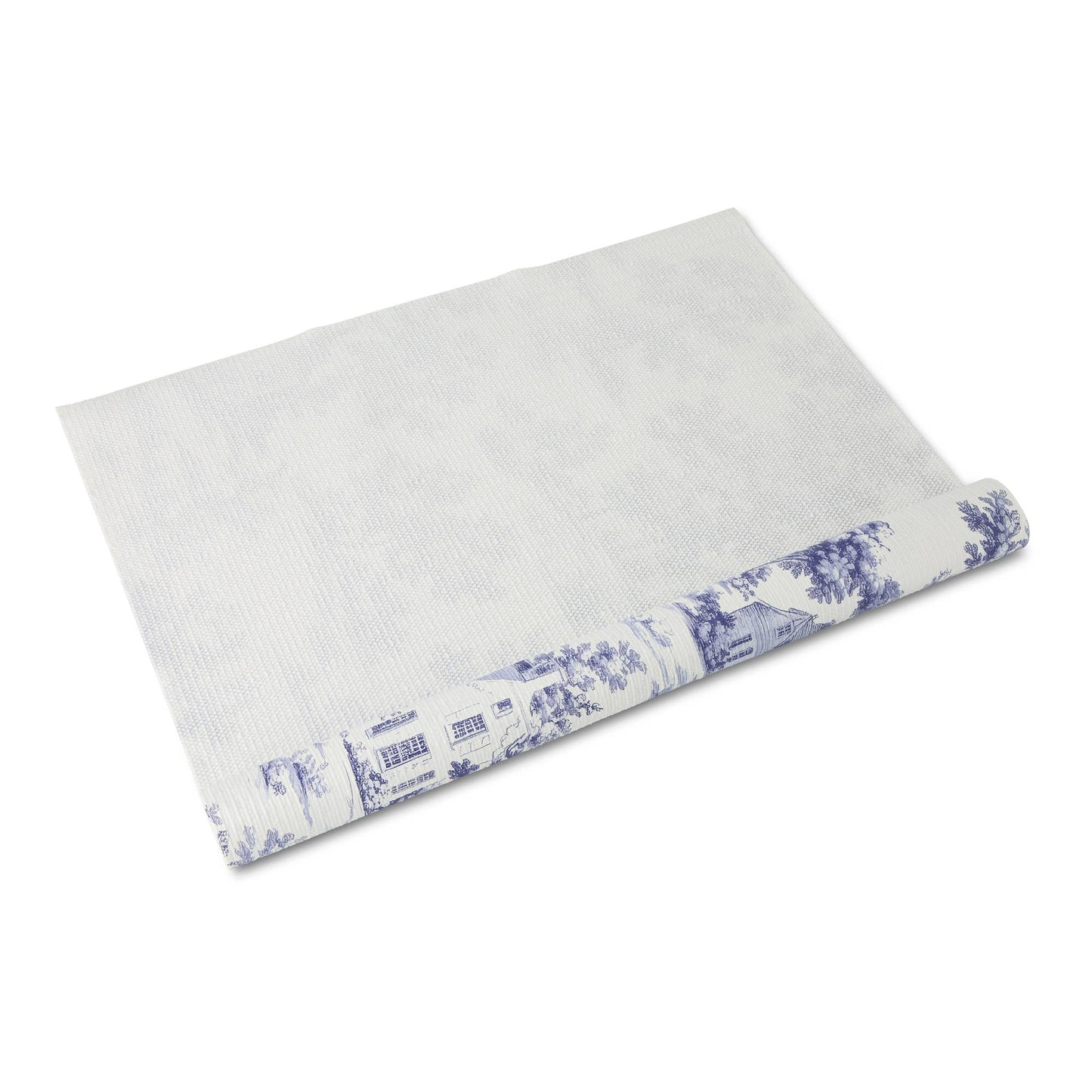 20x59" Printed Shelf Liner - Toile Blue