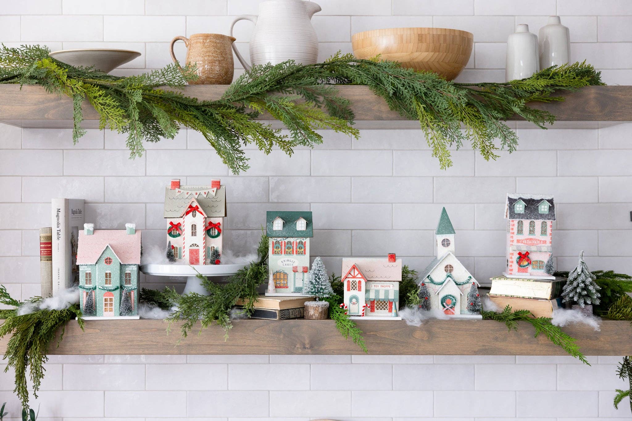 Toy Shop - Glitter Christmas village house