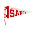 Santa Felt Pennant Flag