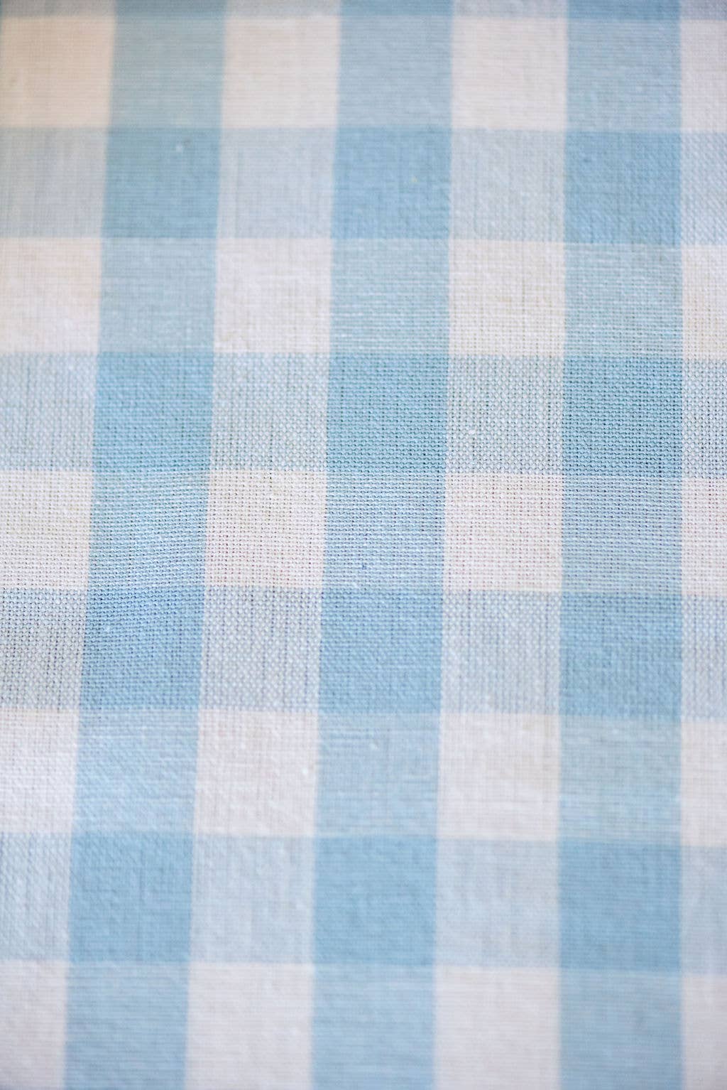 Blue Gingham Table Runner