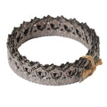 Flexible Stamped Heart Pattern Metal Lace Ribbon Border Trim 10-foot roll