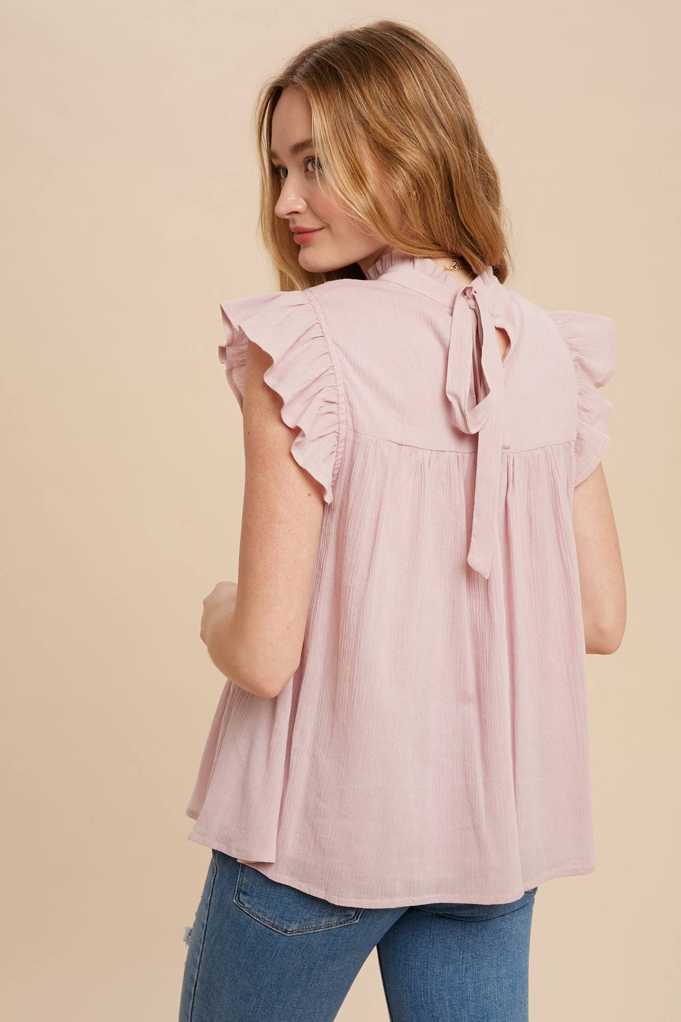Flutter Sleeve Blouse