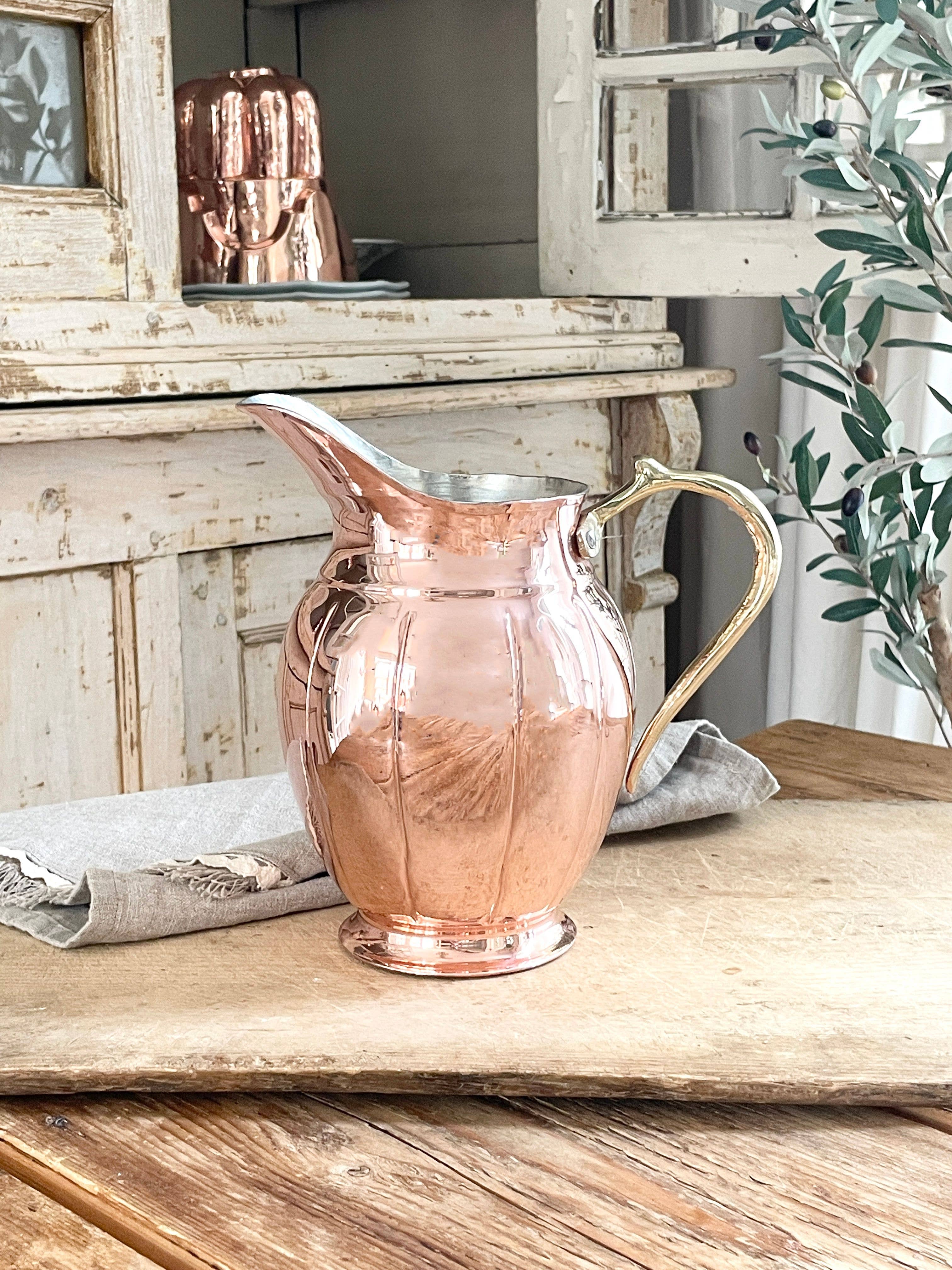 Copper Kitchen Vintage Inspired Large Pitcher