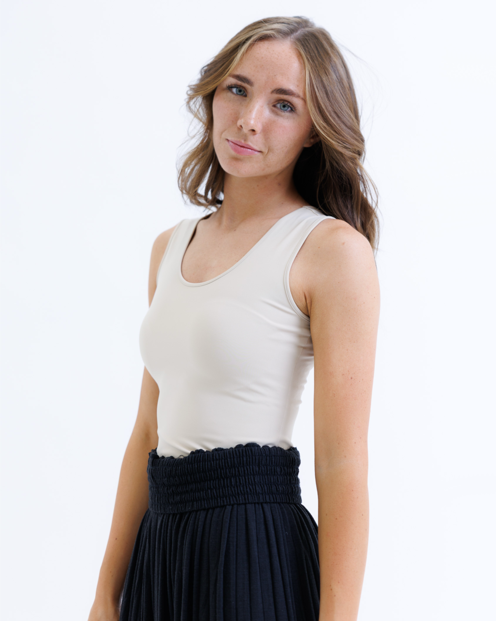Contour Tank - Smooth Finish Layering Tank Top