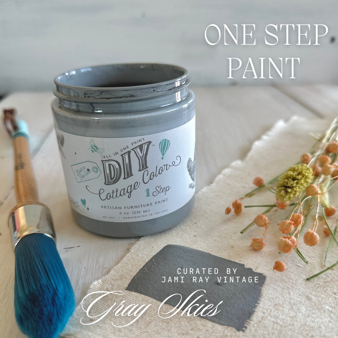Gray Skies | DIY Cottage Color One Step Paint Curated by Jami Ray Vintage