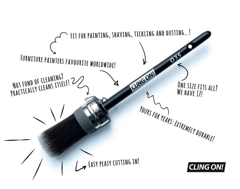 Cling On Brush PS12 - Pointy Sister