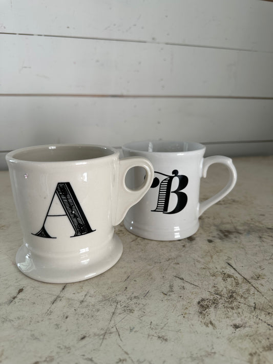 Letter Mug