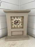 Farmhouse Shelf Clock handpainted