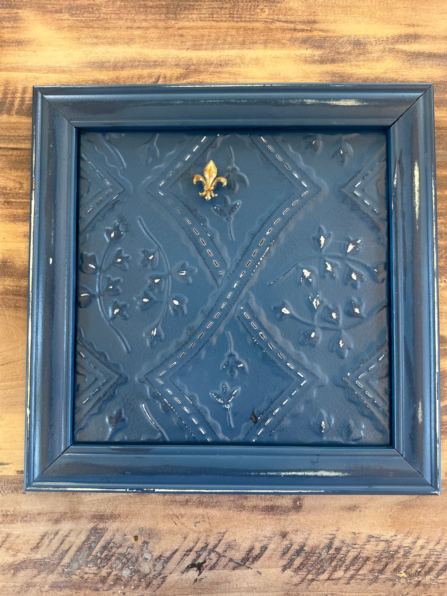 Navy Ceiling Tin with magnet