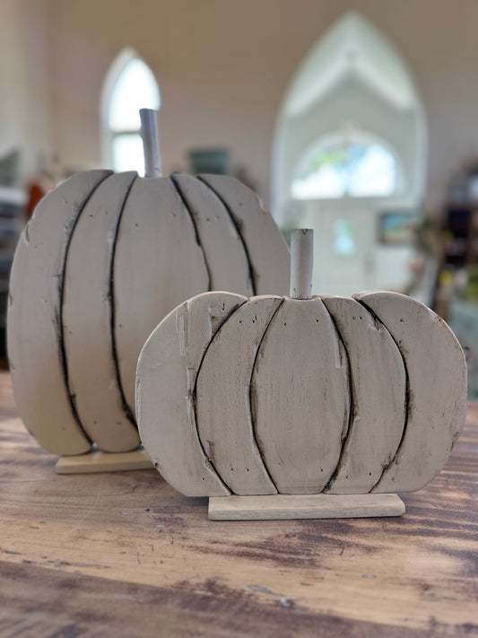 Wood pumpkins - sold individually - Hand painted