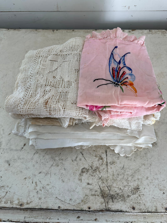 Vintage Linens - sold individually pulled at random