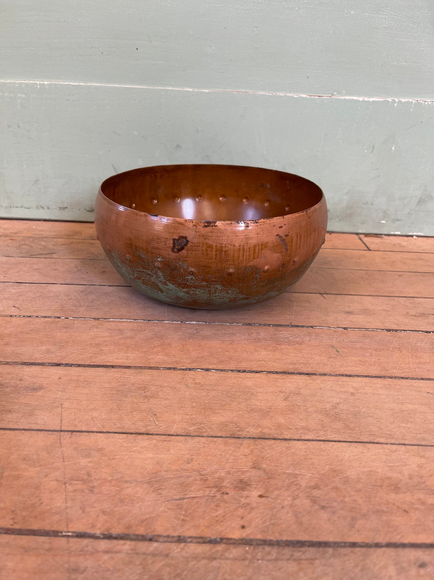 Copper Blue Pot