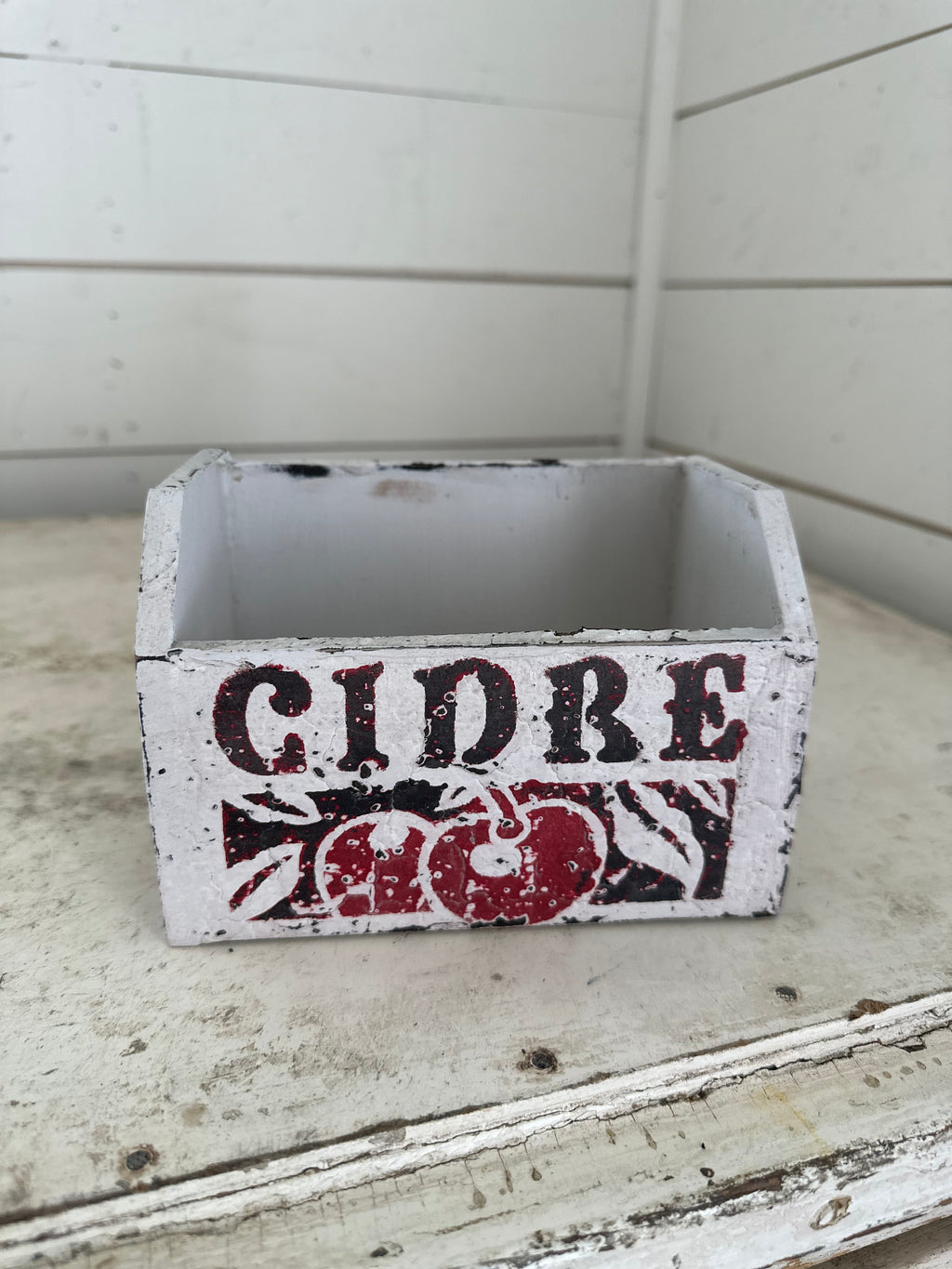 Handmade French Fruit Label Box - sold individually