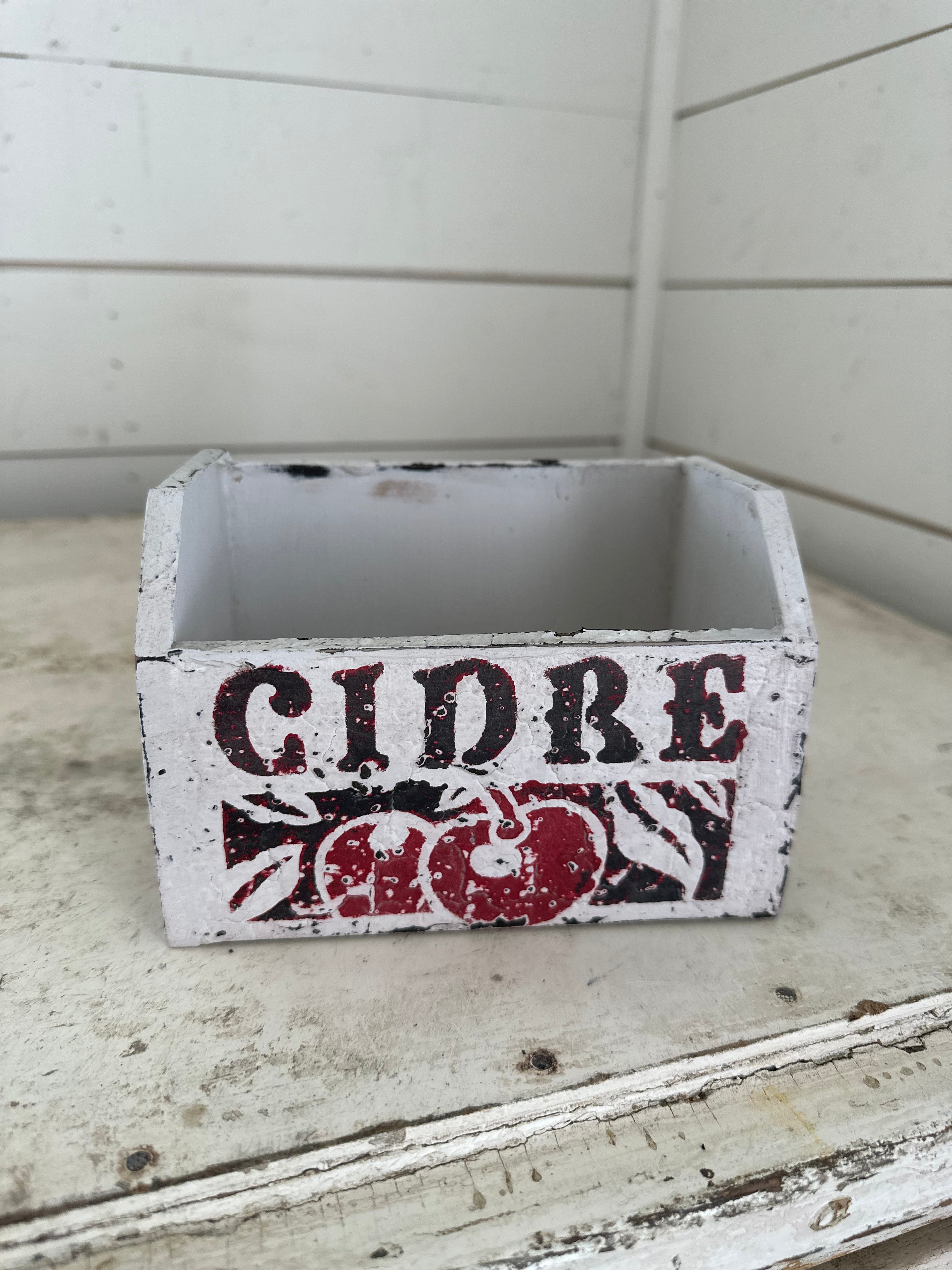 Handmade French Fruit Label Box - sold individually