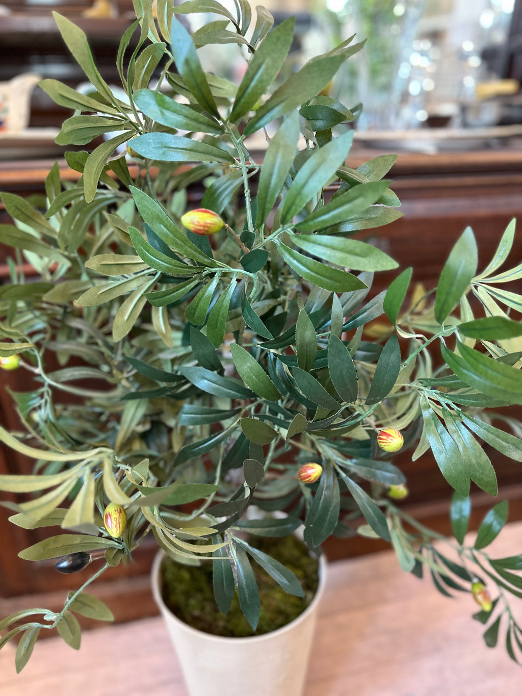 Large Faux Olive Tree