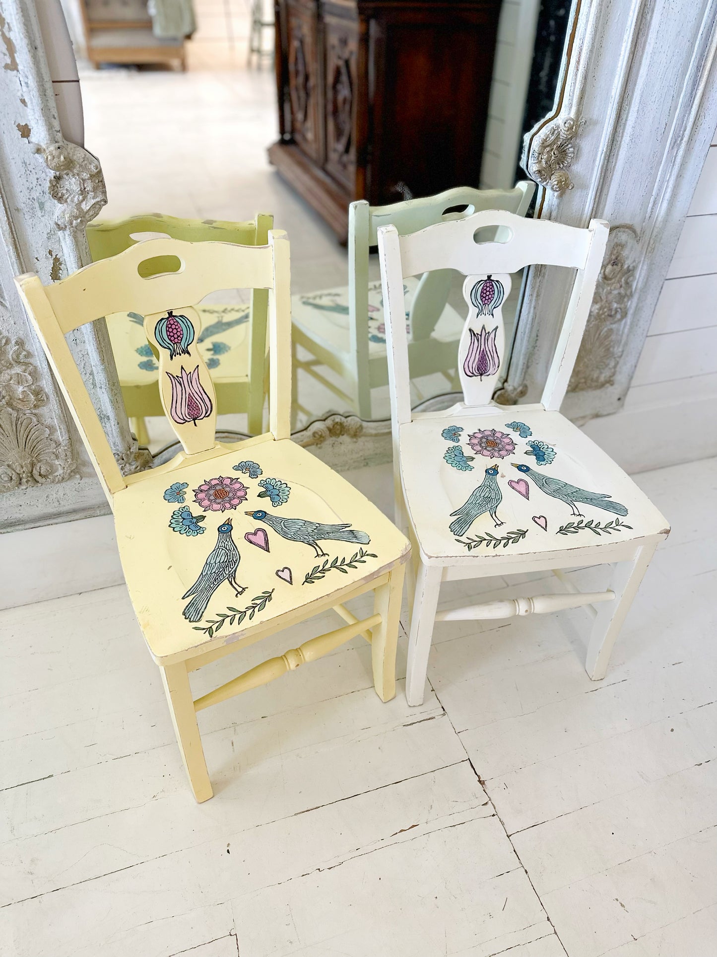 Folk Art Kids Chair - sold individually