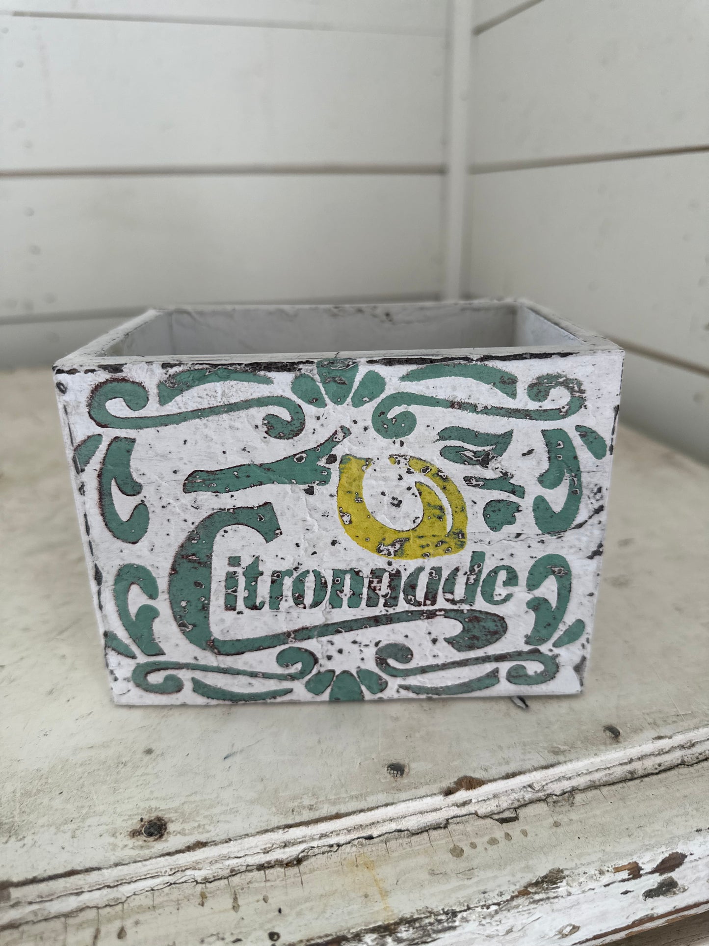 Handmade French Fruit Label Box - sold individually
