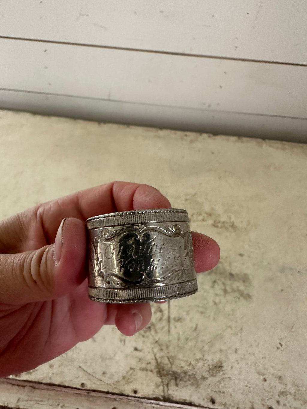 Silver Victorian Napkin Ring