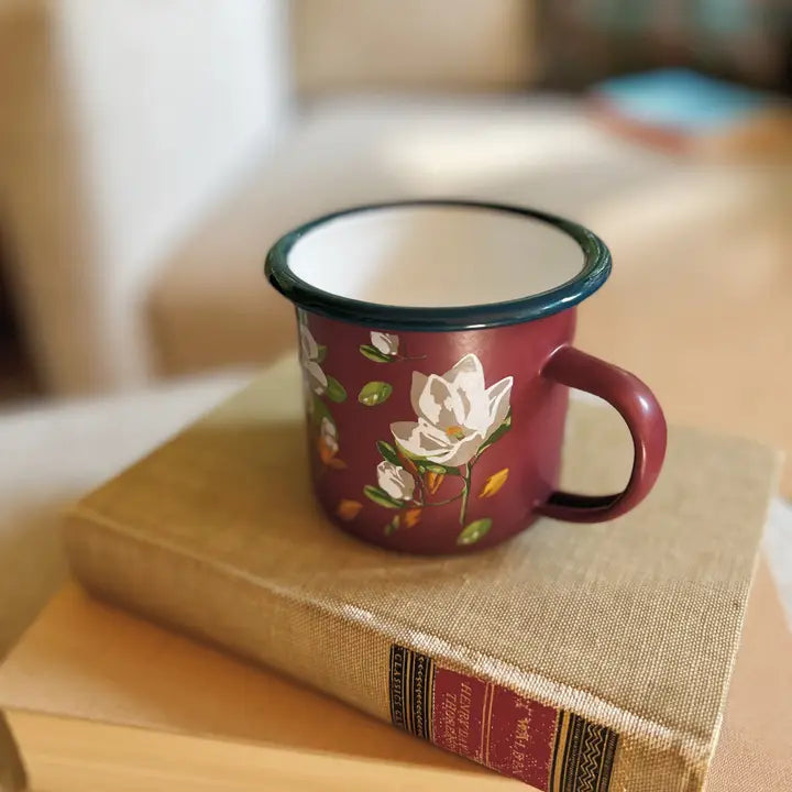 Floral Enamel Mugs