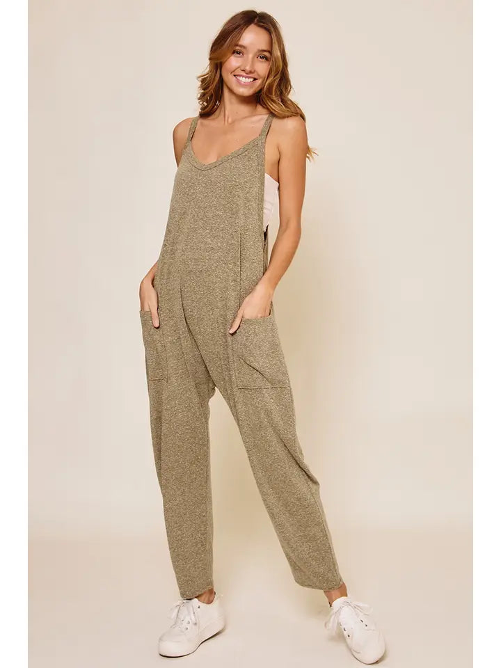 Sleeveless Harem Jumpsuit Romper