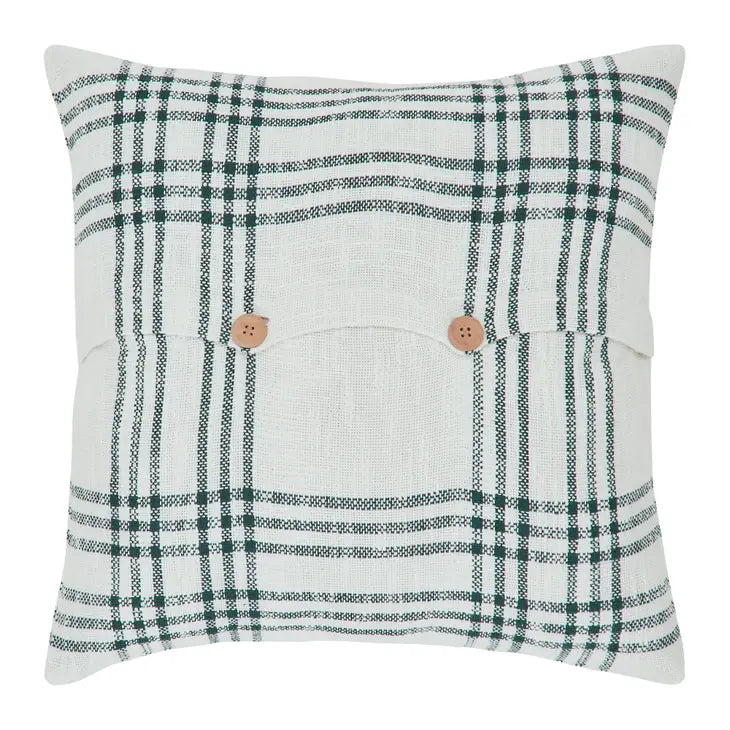 Pine Grove Plaid Fabric Pillow 18x18 no
