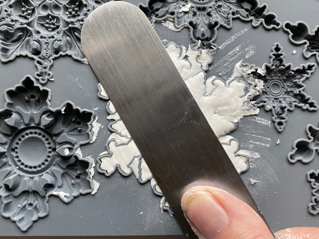 IOD Snowflakes Mould | 6" x 10" Decorative Snowflake Mould