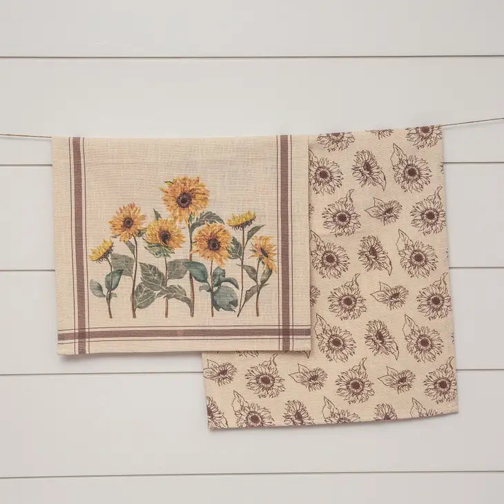 Sunflower Tea Towel Set