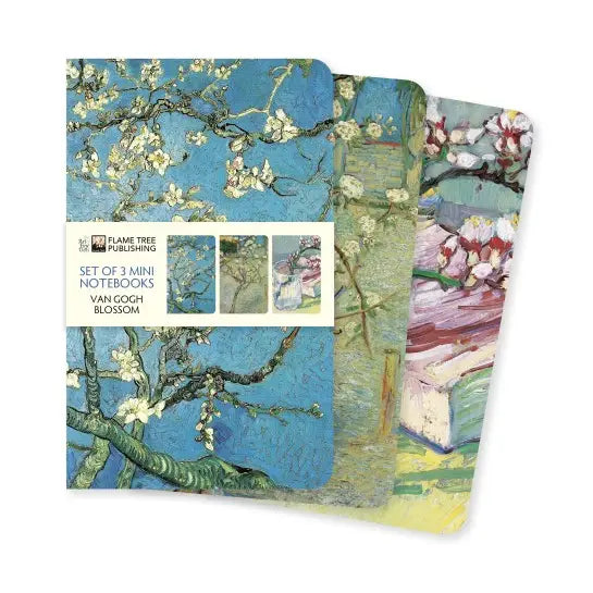 Vincent Van Gogh: Blooms Set of 3 Mini Notebooks