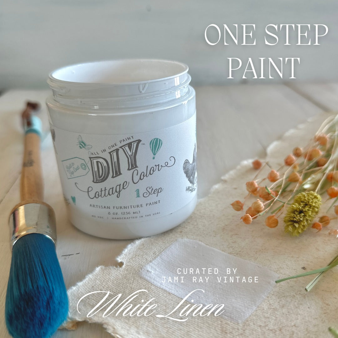 White Linen | DIY Cottage Color One Step Paint Curated by Jami Ray Vintage