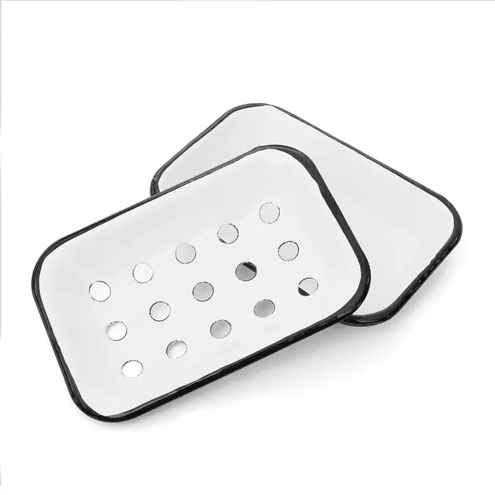 Farm House Enamel Soap Dish