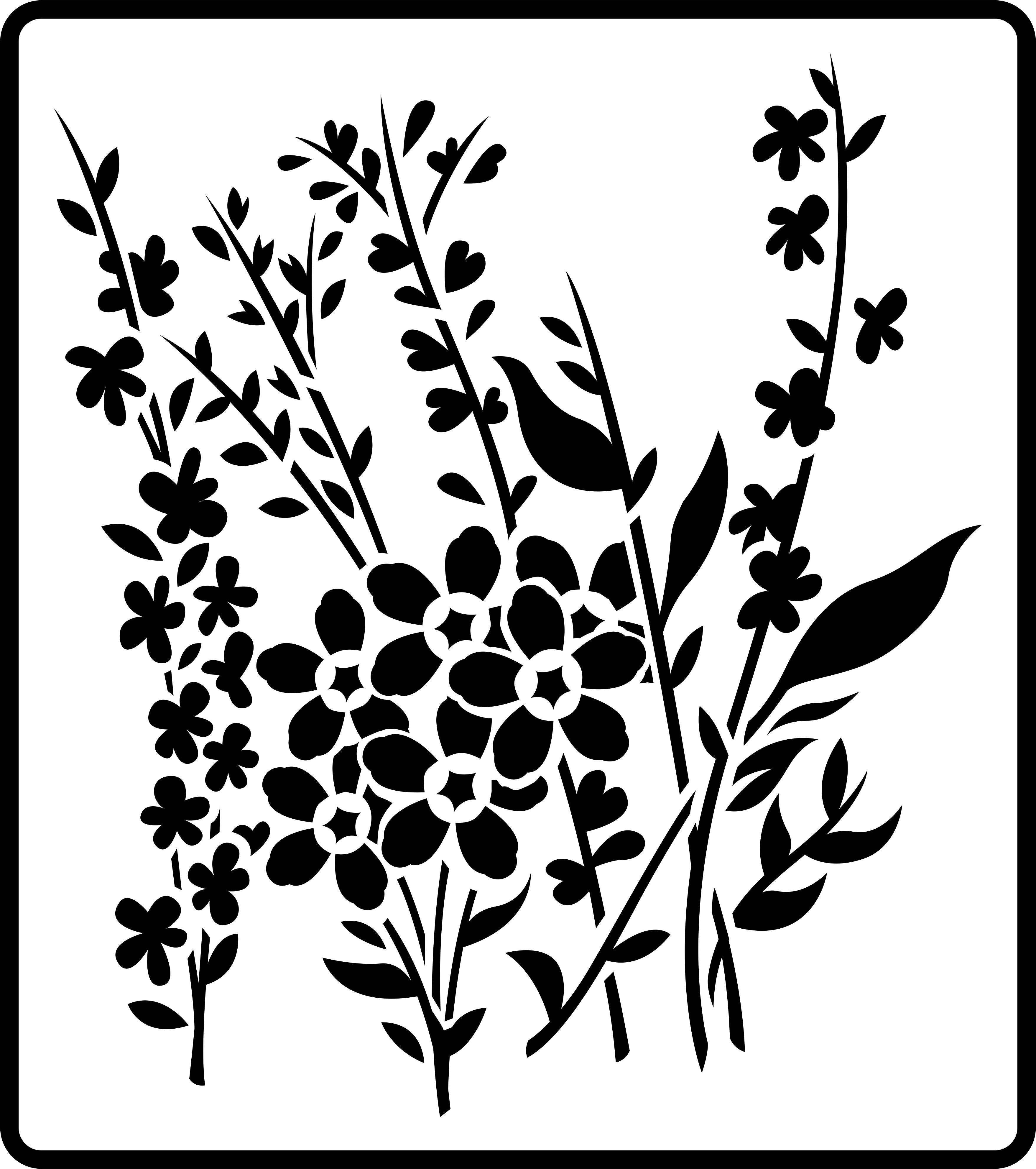 Wild Flowers | JRV Stencils JRV Stencils