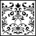 Damask Tile | JRV Stencils JRV Stencils