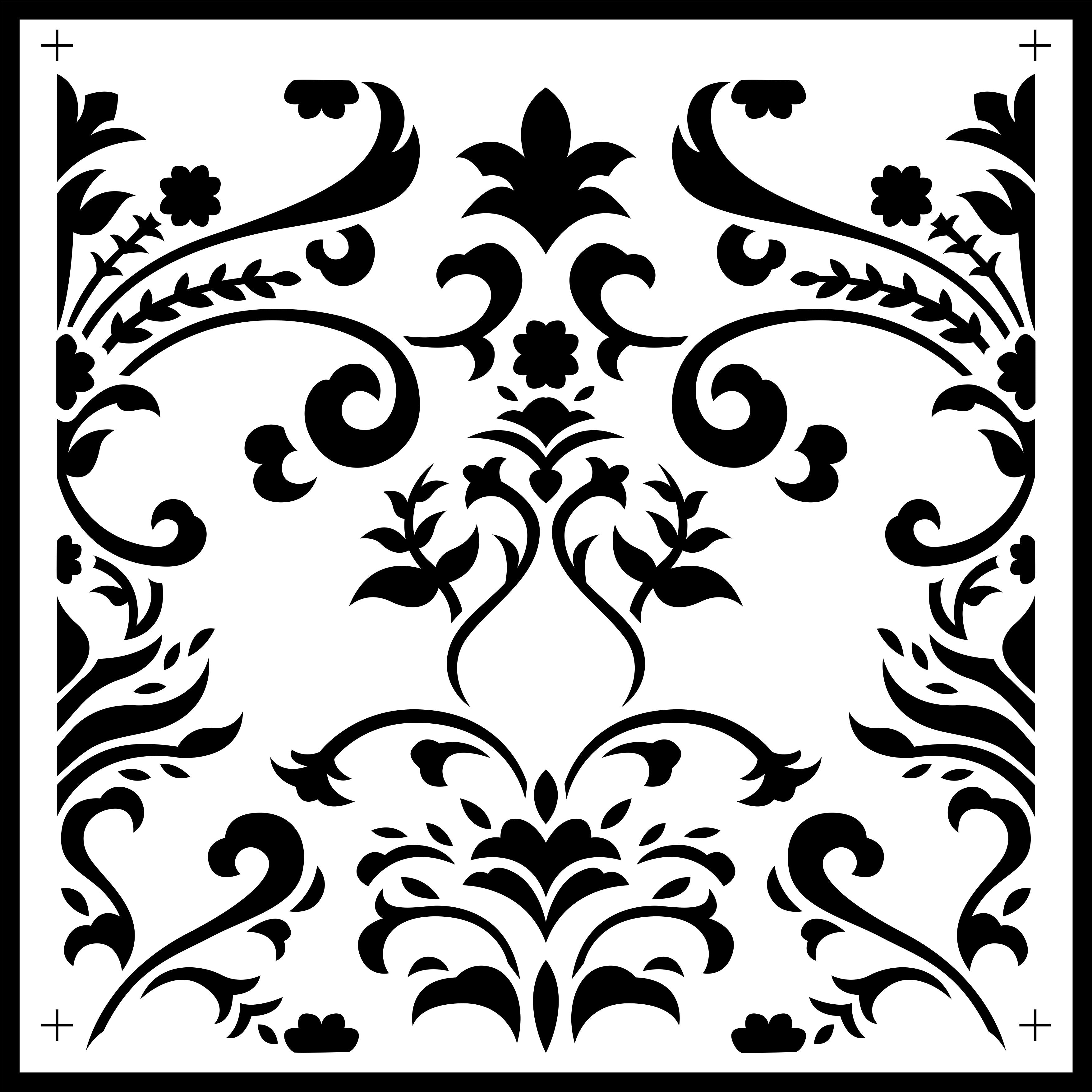 Damask Tile | JRV Stencils JRV Stencils