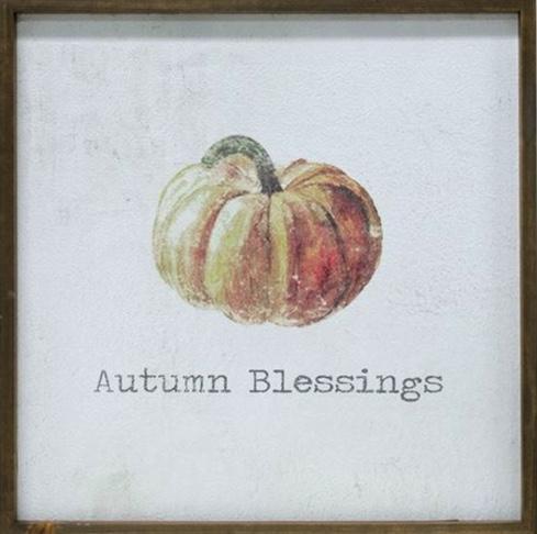 Autumn/Welcome Fall Watercolor Block Sold individually