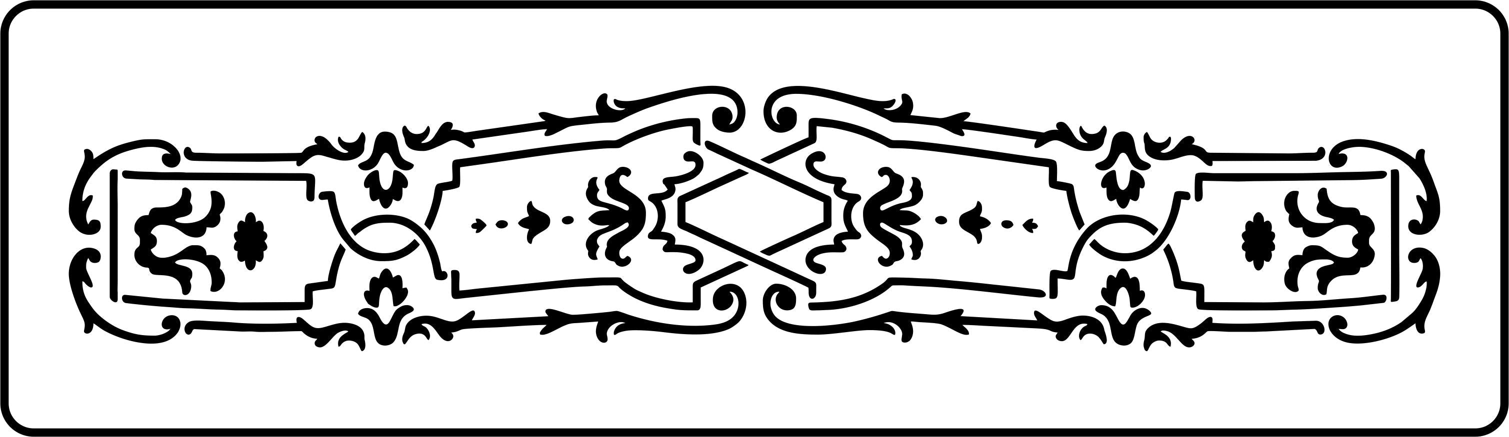 Scroll Panel | JRV Stencils
