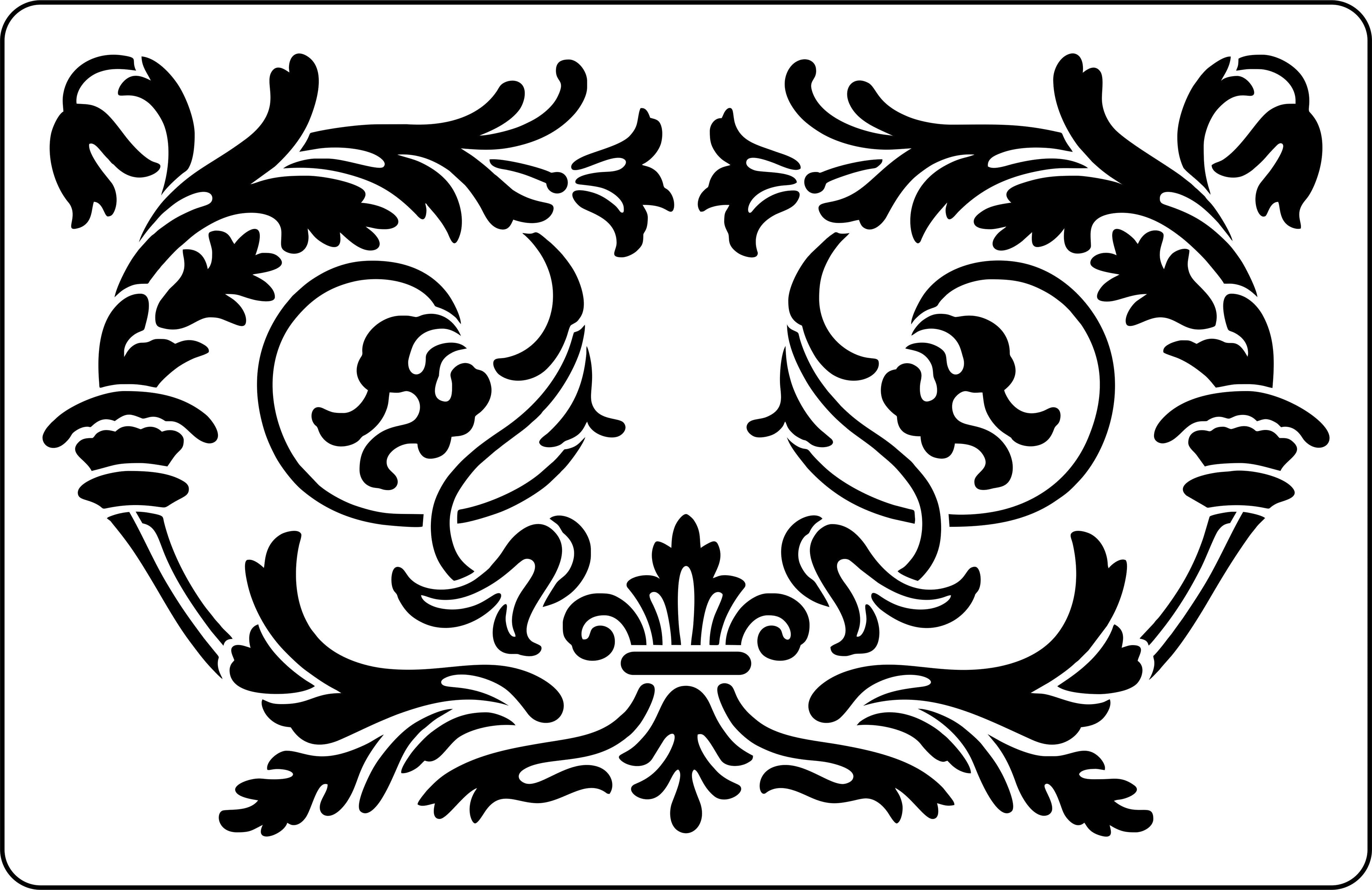 Ornate Panel | JRV Stencils