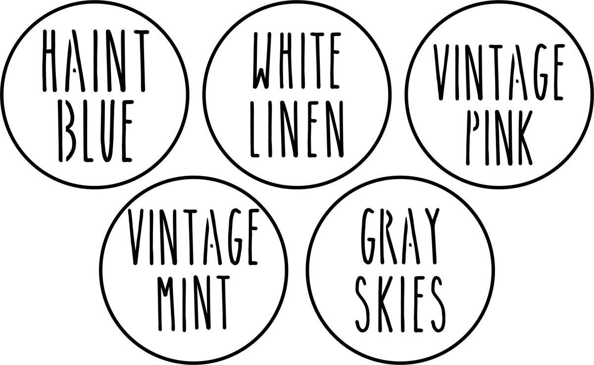 Cottage Colors Pack 1 | JRV Stencils