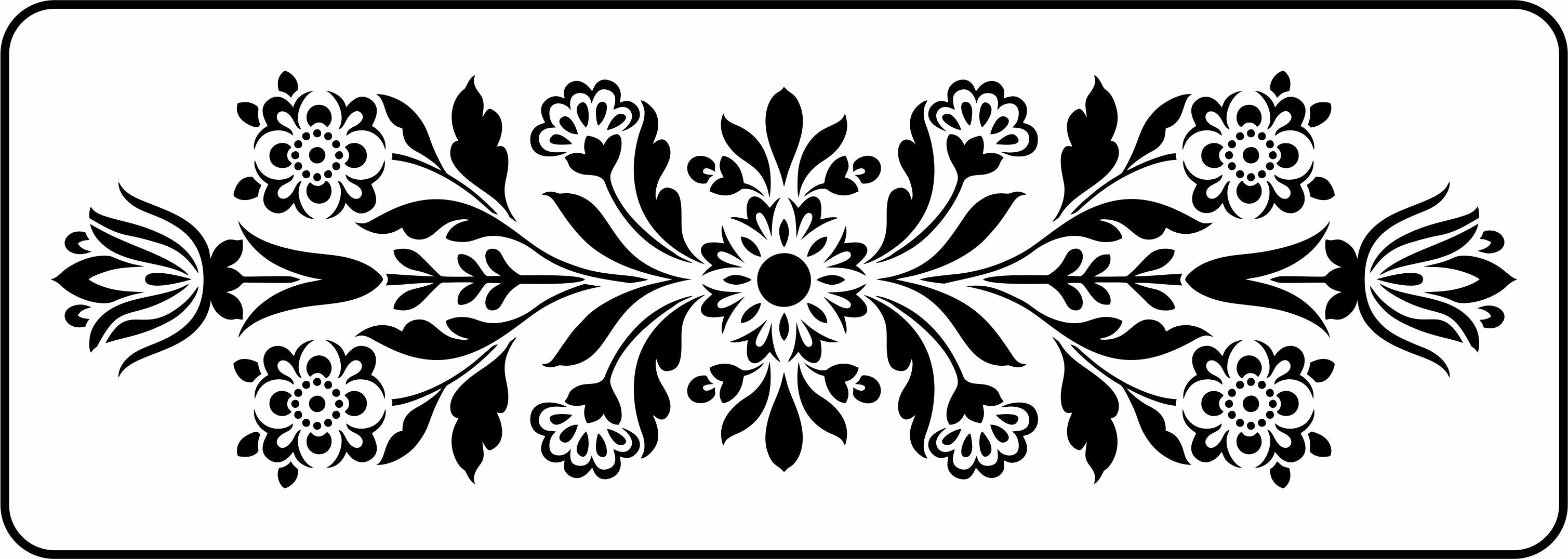 Folk Floral Swag | JRV Stencils