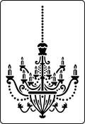 French Chandelier | JRV Stencils