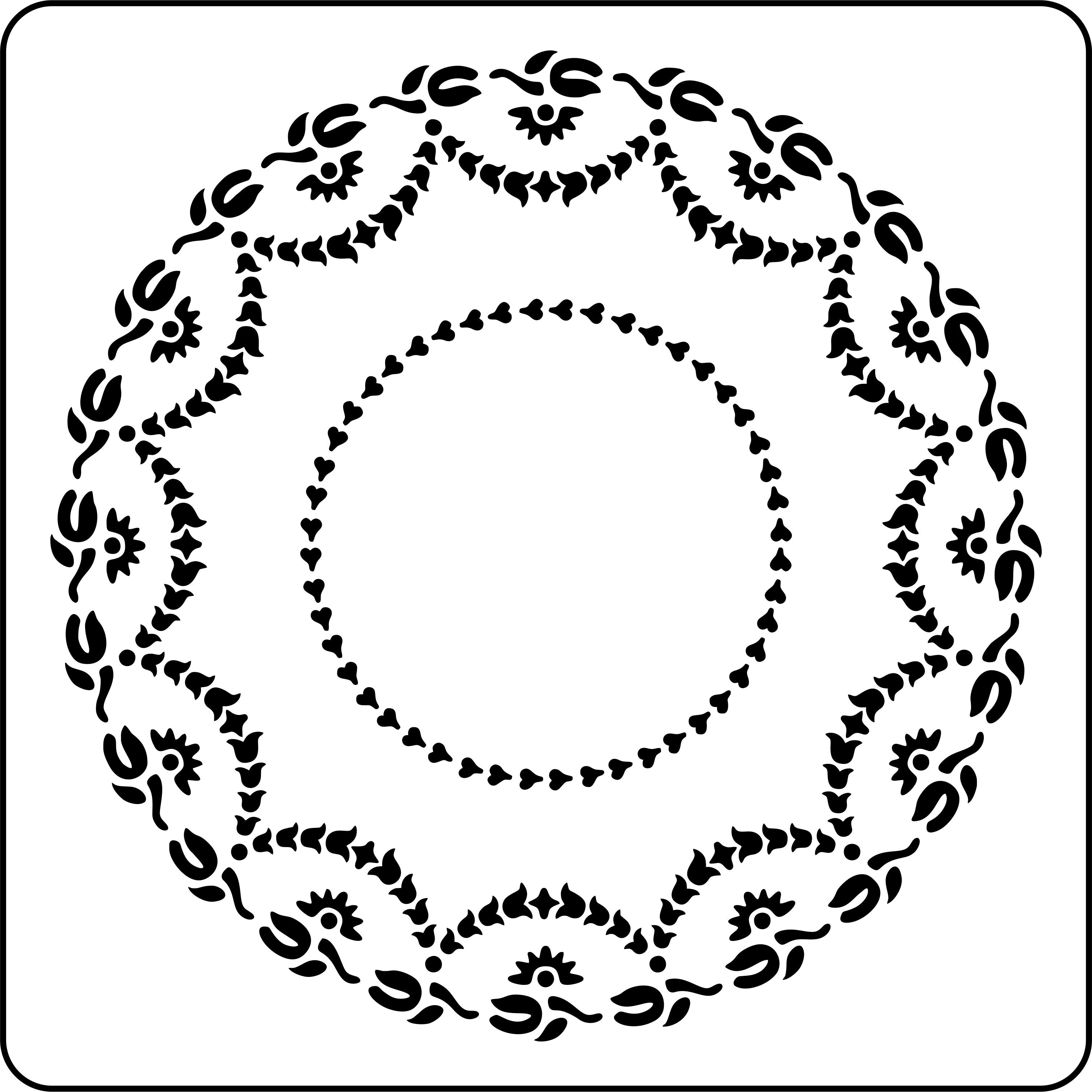 Delicate Edges Plate - Transferware | JRV Stencils