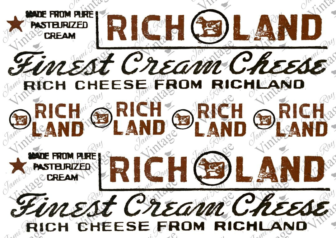 Rich Land Label | JRV Rice Paper | A4