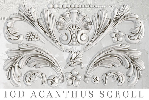 Acanthus Scroll | Mould | IOD Iron Orchid Designs IOD
