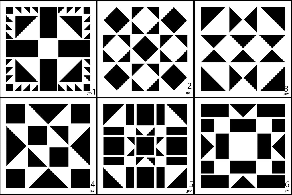 Barn Quilt Tiles | JRV Stencils