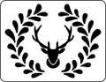 Buck Wreath | JRV Stencils