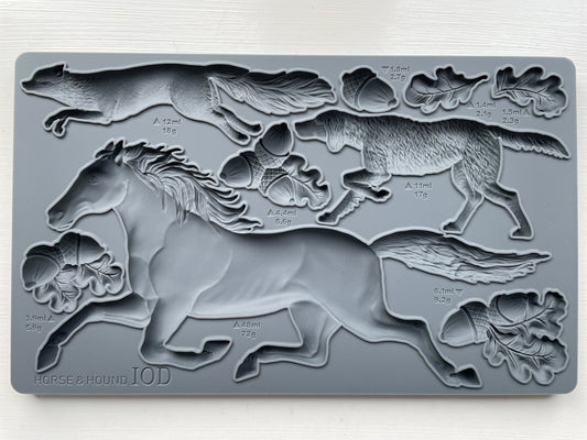Iron Orchid Designs Horse & Hound | IOD Mould