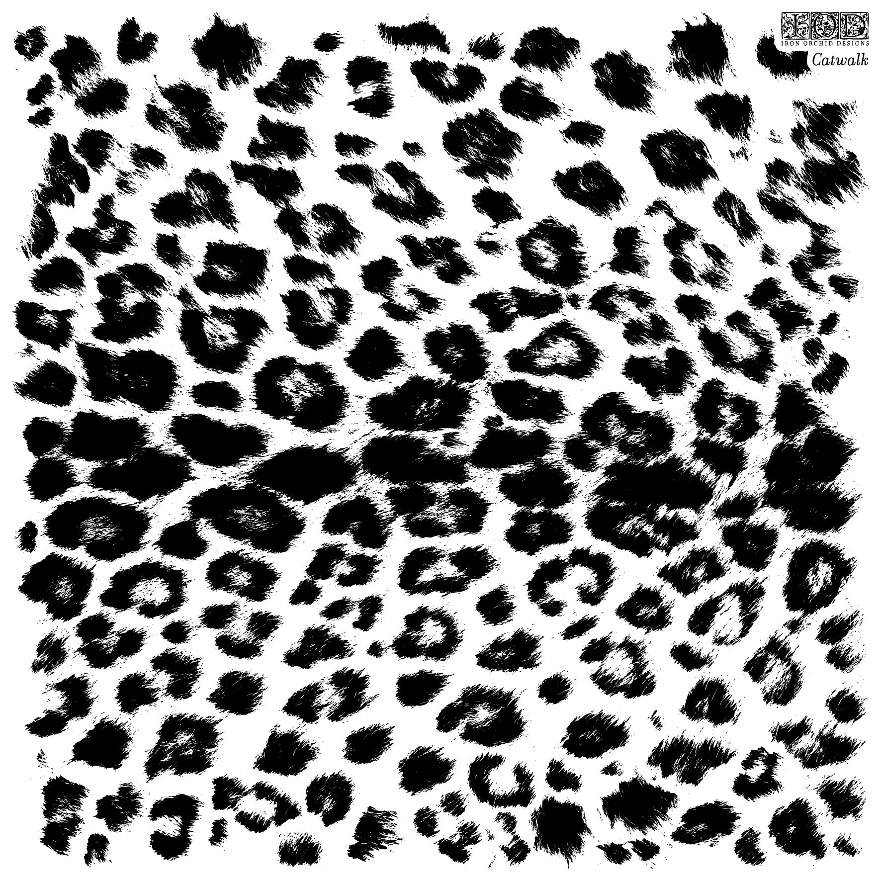 Catwalk | Stamp | Discontinued IOD Iron Orchids Designs